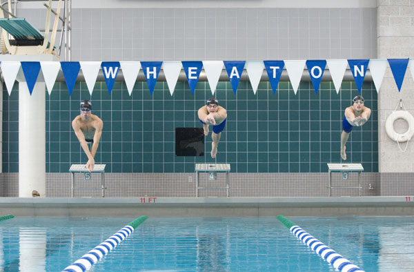 Haas Athletic Center, Balfour Natatorium, an Olympic-qualifying pool.