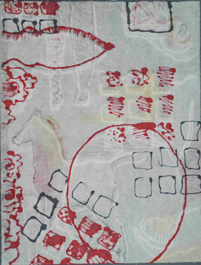 100 Years, 100 Objects, Christina J. Cannon, 2013, monotype (ink on paper), Gift of the artist