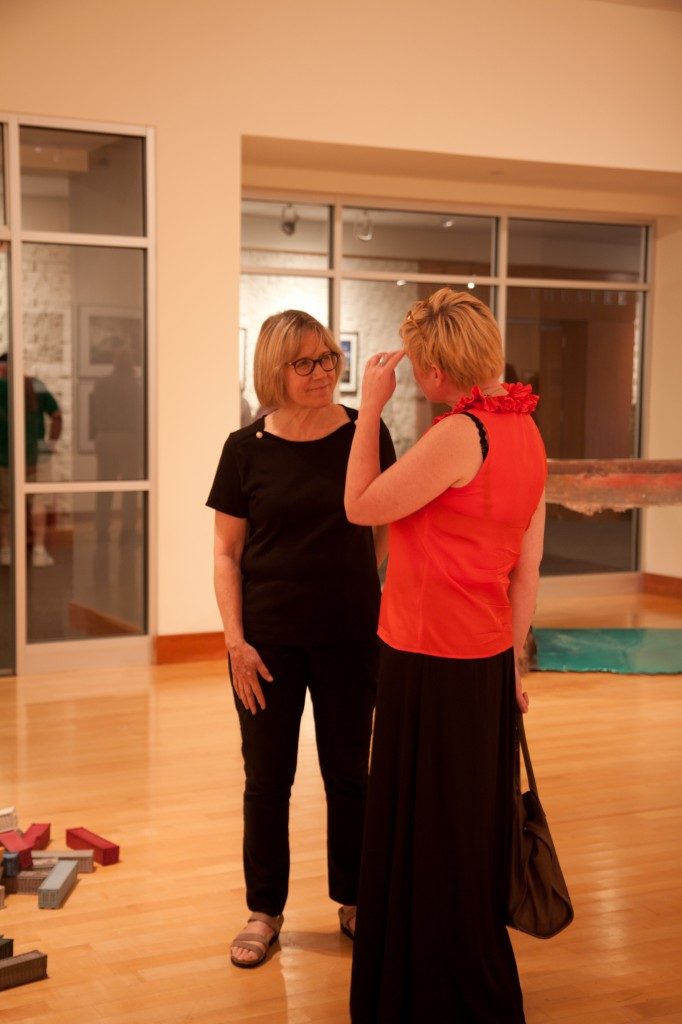 Patricia Stone at opening reception
