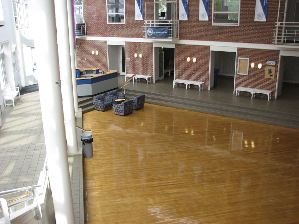 Balfour-Hood Campus Center, Atrium, a great multi-purpose space.