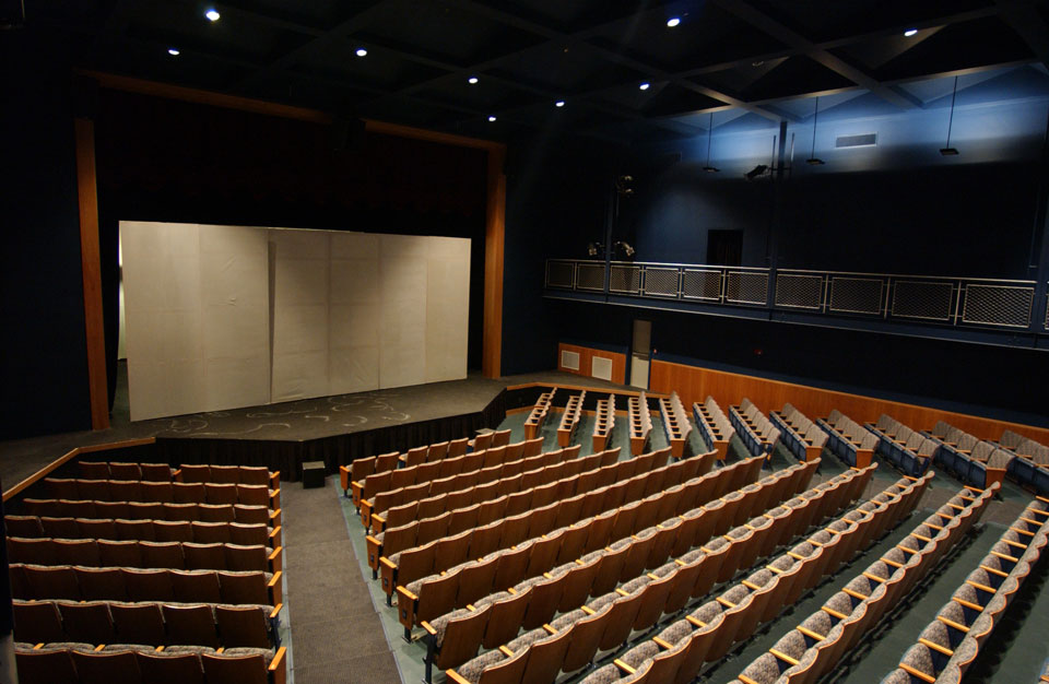 Watson Fine Arts, Weber Theatre, seats 350.