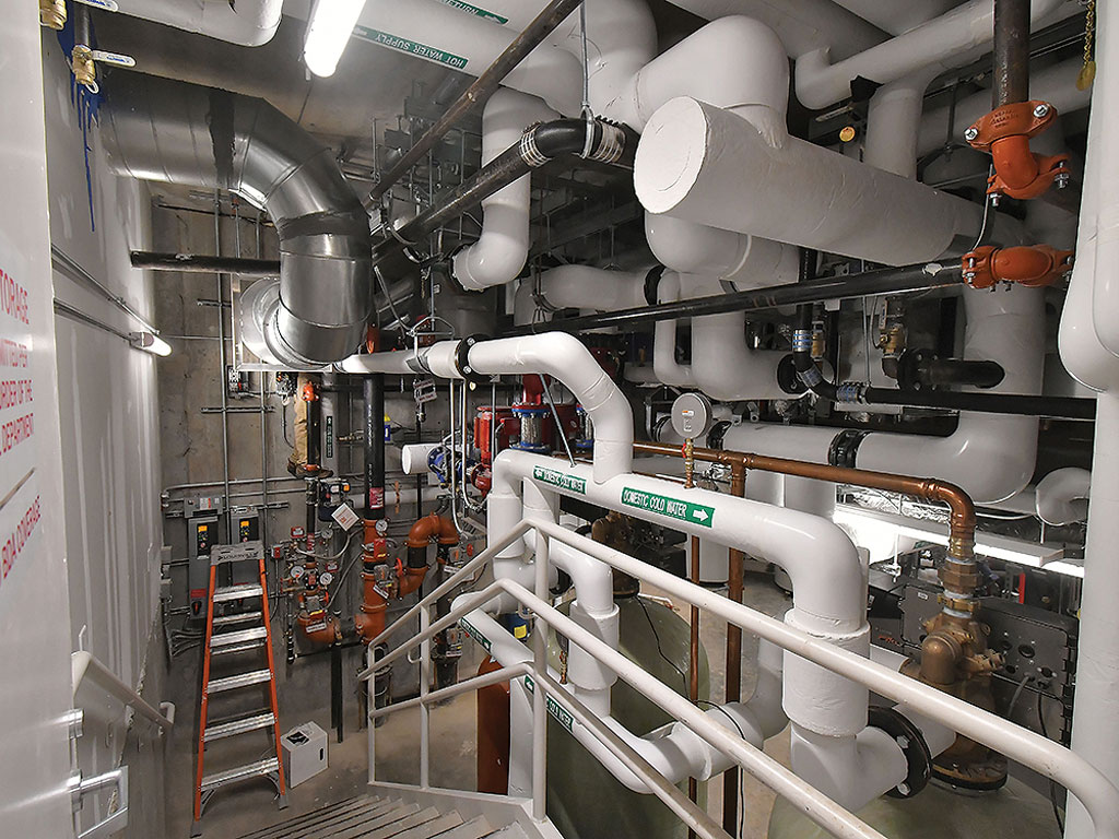 Pine Hall mechanical room