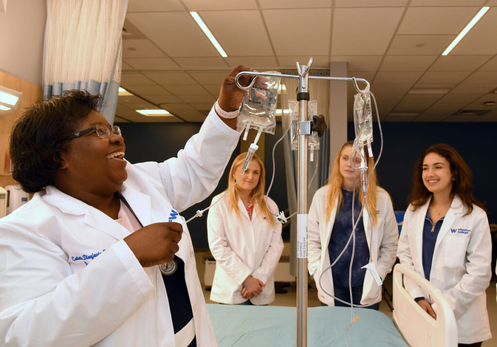 Students in Nursing suite