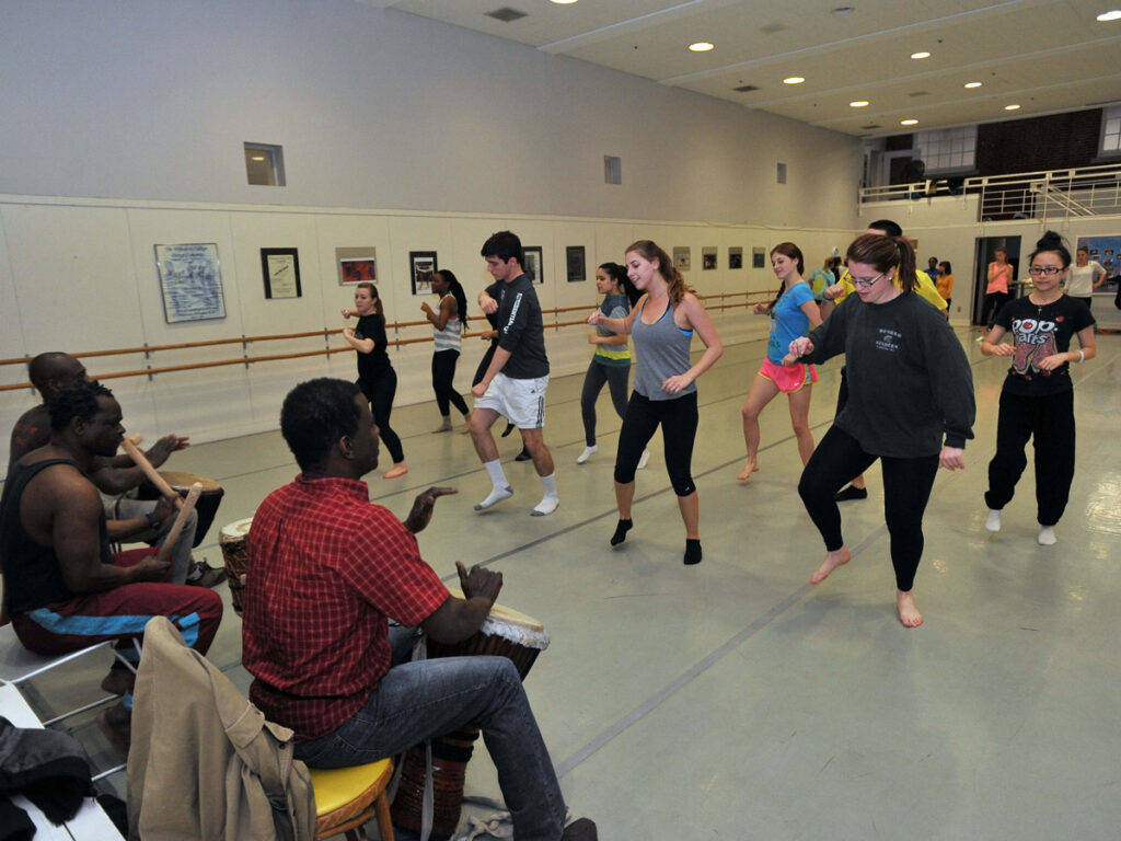 African dance class