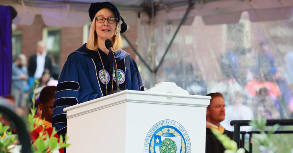 Wheaton College President Michaele Whelan