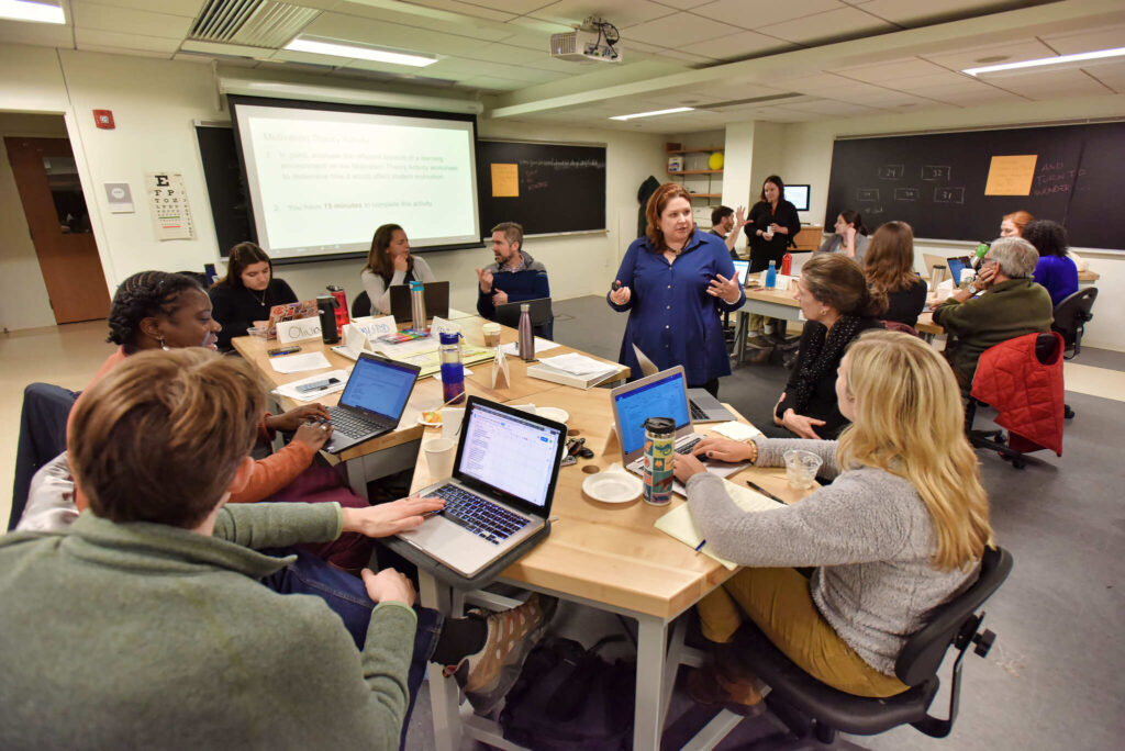 Students, staff and faculty participate in the CoLAB Design