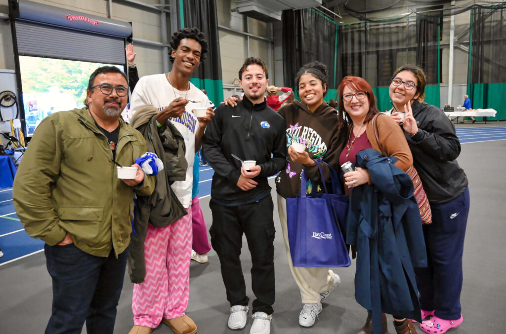 Students and family enjoying Fall Fest