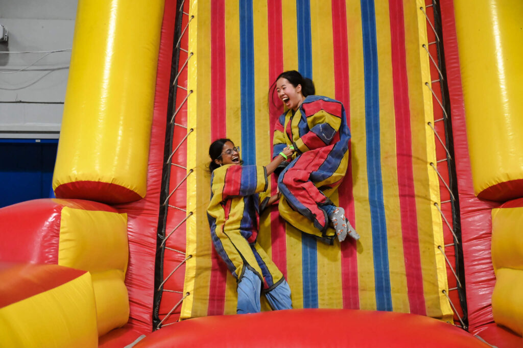 Students enjoying Fall Fest activities