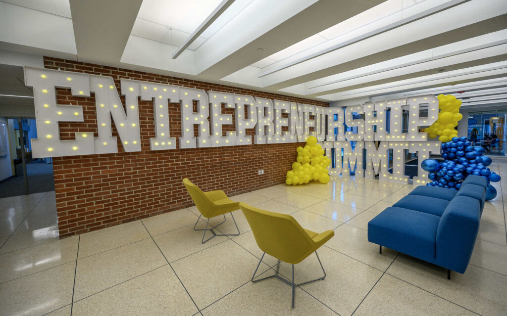 Entrepreneurship Summit sign